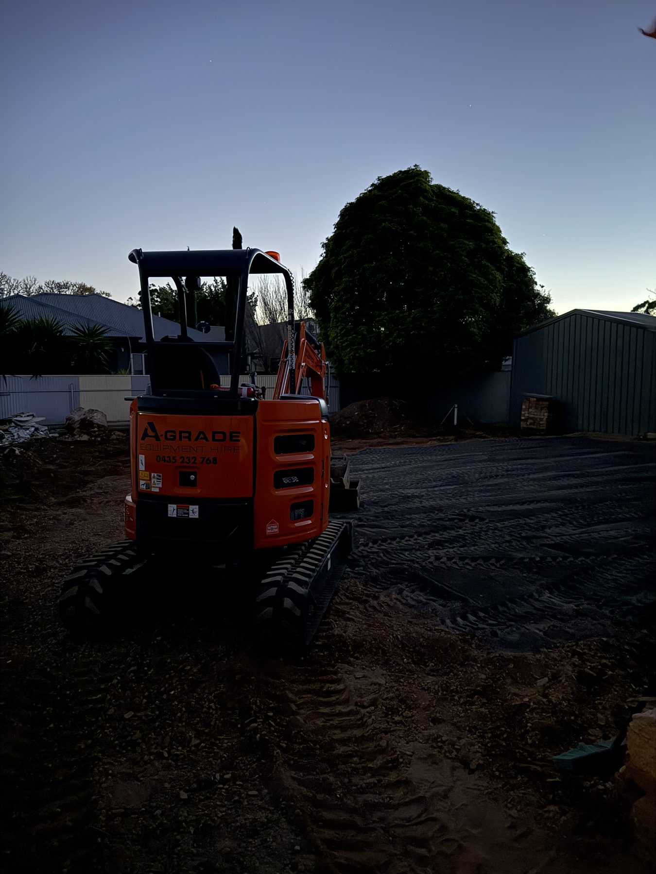 A-Grade machine delivered on a South Australian site